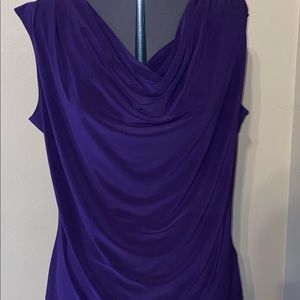 Sleeveless shirted women’s top size XL